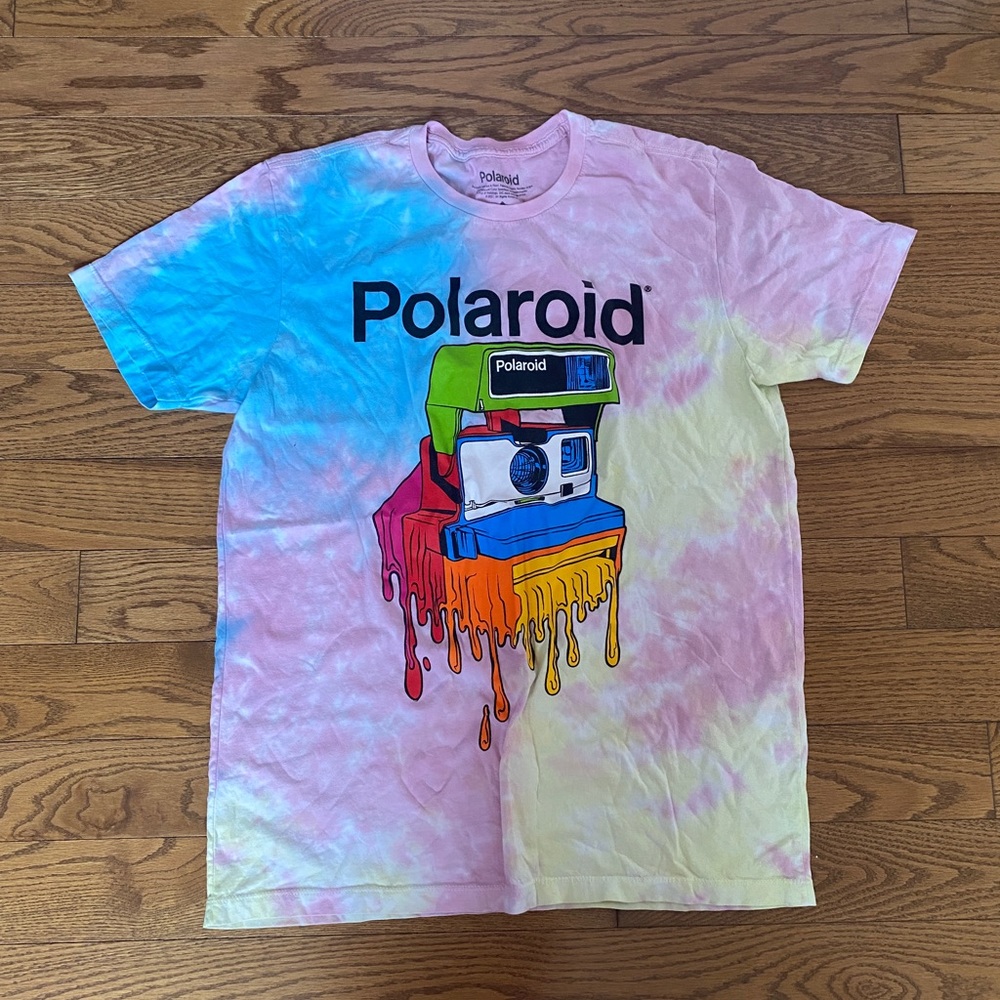 Polaroid Tie Dye Graphic Tee
